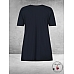 Plus Basics Wrap Top NAVY